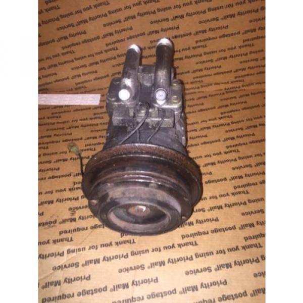 86-91 Mazda Rx7 FC OEM A/C ac compressor pump with clutch HITACHI # 92600 30P11 #2 image