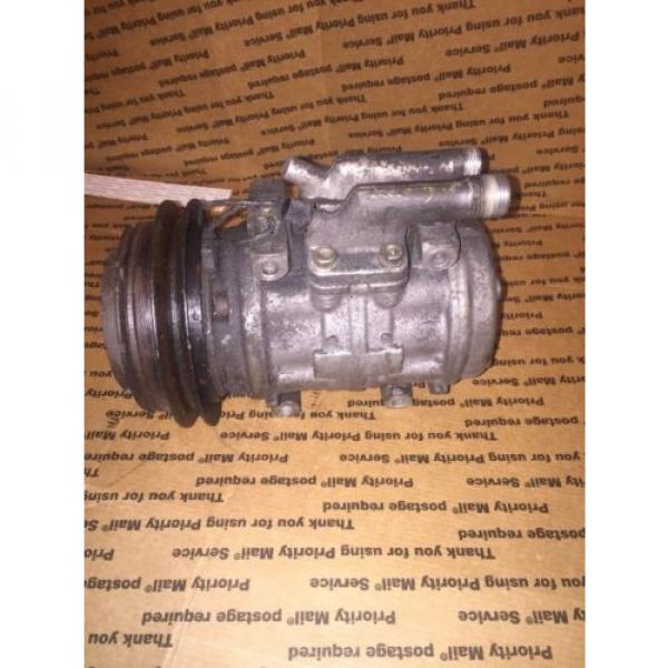 86-91 Mazda Rx7 FC OEM A/C ac compressor pump with clutch HITACHI # 92600 30P11 #4 image