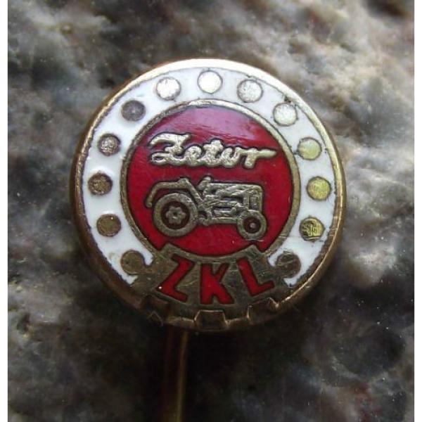 Zetor Farm Tractors &amp; ZKL Ball Bearing Company of Czechoslovakia Joint Pin Badge #2 image