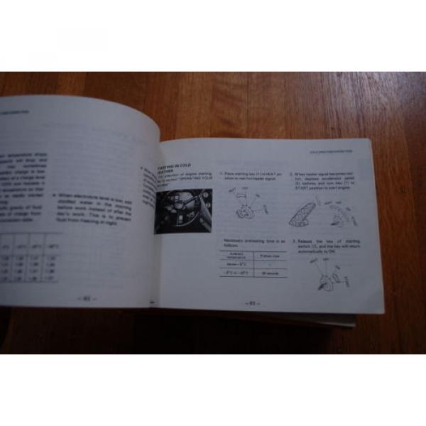 KOMATSU GD525A-1 Motor Grader Owner Operator Operation Maintenance Manual book #4 image