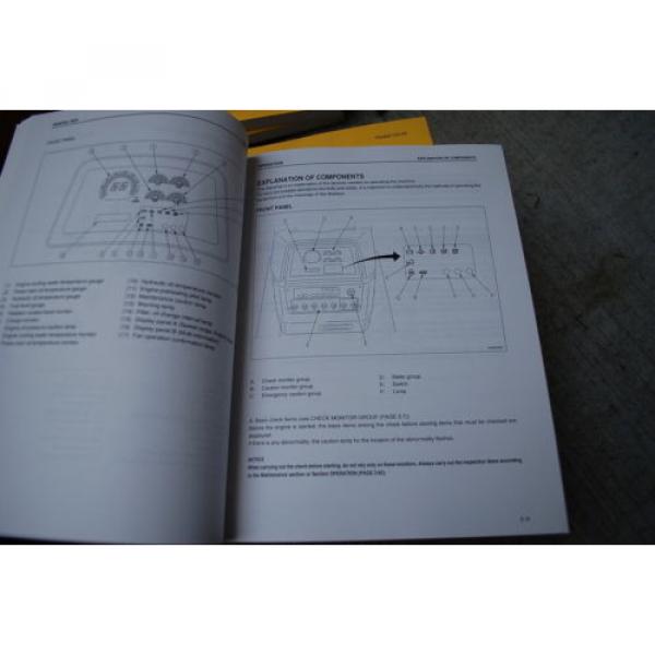 KOMATSU GD825A-2 MOTOR GRADER Owner Operator Operation Maintenance Manual book #4 image