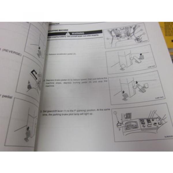 Komatsu GD675-3C Motor Grader Operation &amp; Maintenance Manual s/n 50001 #2 image