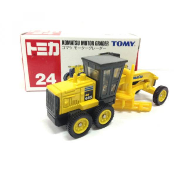 JAPAN TOMY TOMICA NO.24 KOMATSU MOTOR GRADER CONSTRUCTION TRUCK #2 image