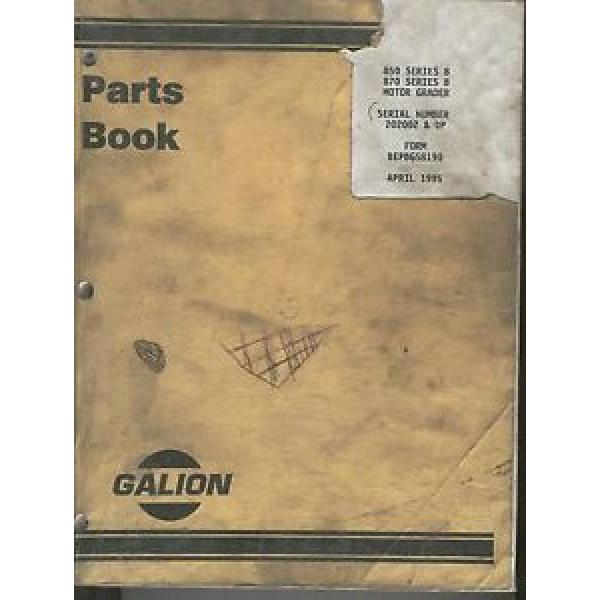 Komatsu Dresser Galion Parts Book - 850 &amp; 870 Series B Motor Graders #1 image