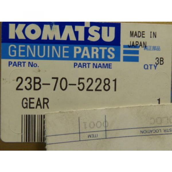 Komatsu 23B-70-52281 Gear for Motor Grader #3 image