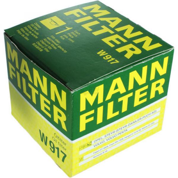 Original MANN-FILTER Ölfilter Oelfilter W 917 Oil Filter #2 image