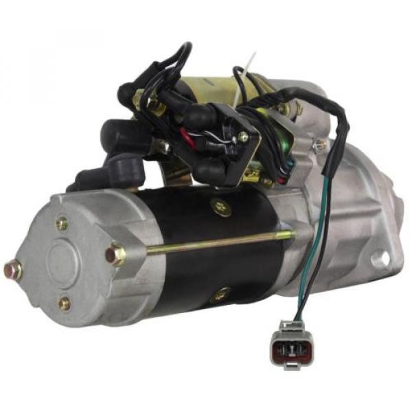 24V 9T STARTER MOTOR KOMATSU LIFT TRUCK FD30S-11 FD30S-5 4D95 600-813-3111 #1 image