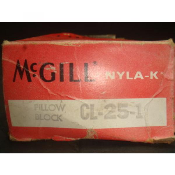 MCGILL PILLOW BLOCK BEARING CL-25-1 CL251  IN BOX #2 image