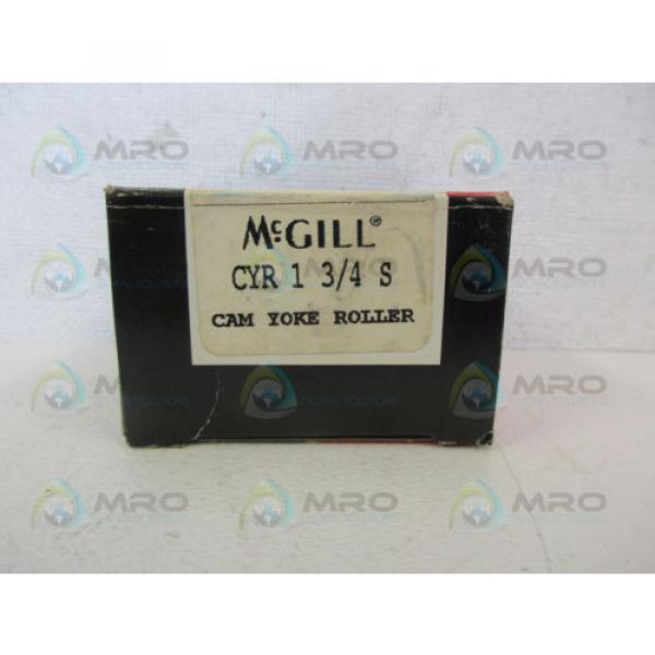 MCGILL CYR-1-3/4-S CAM YOKE ROLLER BEARING  IN BOX #1 image