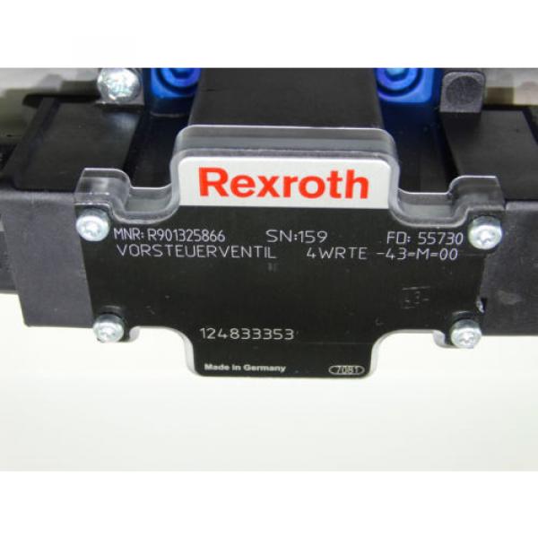 Rexroth R901325866 / Vorsteuerventil 4WRTE -43=M=00 + R900723643 Invoice #2 image