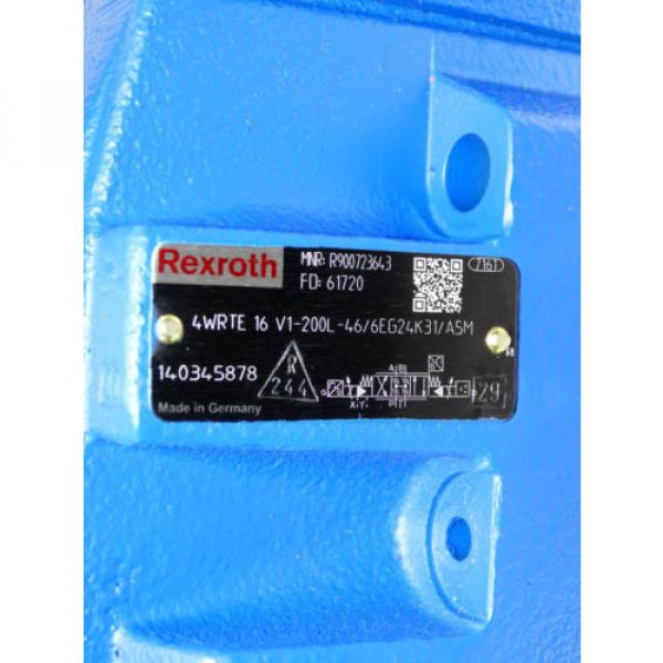 Rexroth R901325866 / Vorsteuerventil 4WRTE -43=M=00 + R900723643 Invoice #3 image