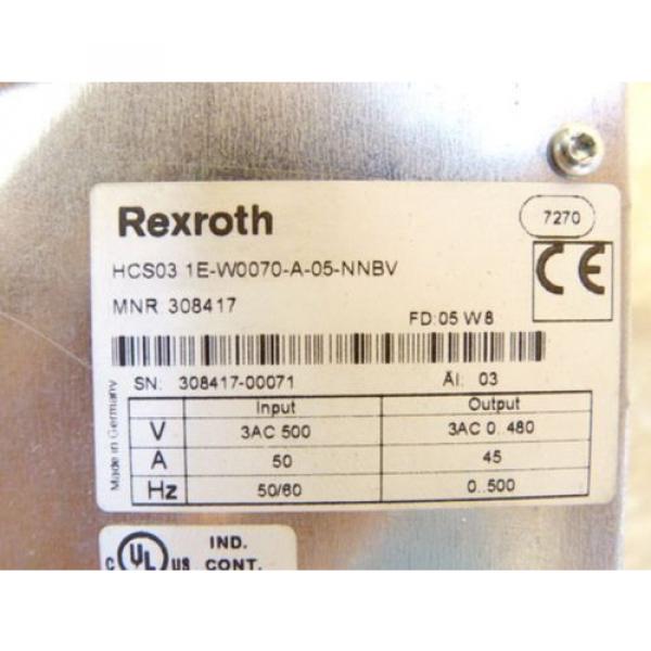 Rexroth HCS03.1E-W0070-A-05-NNBV IndraDrive C Controller #3 image