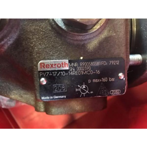 Rexroth Bosch PV7-17/10-14RE01MC0-16 / R900580381 / hydraulic pump #1 image
