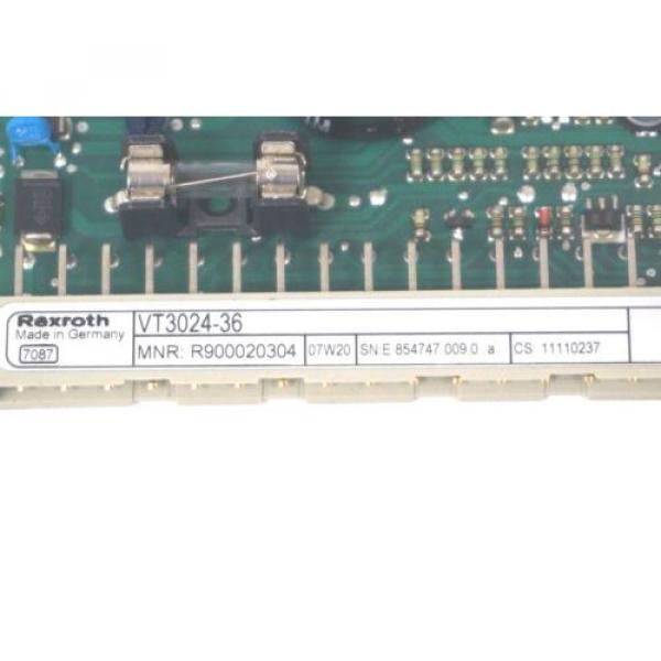 REXROTH VT3024-36 AMPLIFIER BOARD R900020304 #4 image