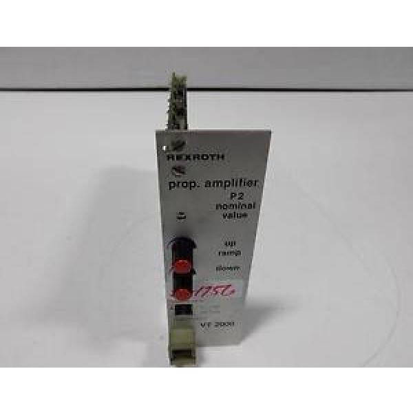 REXROTH PROPORTIONAL AMPLIFIER CARD VT 2000 S 42 #1 image