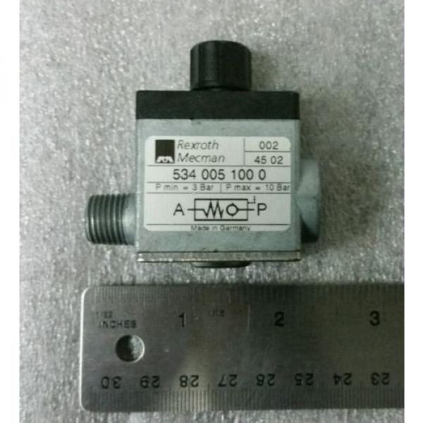 Rexroth Mecman Piloted Air Control Valve 534 005 100 0 #1 image