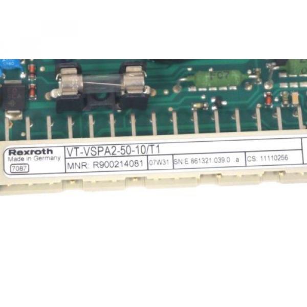 REXROTH VT-VSPA2-50-10/T1 AMPLIFIER CARD R900214081 #4 image