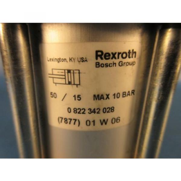 Rexroth Bosch 0 822 342 028 Pneumatic Cylinder 50/15 Max 10 Bar Made in USA #2 image