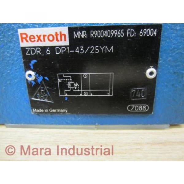 Rexroth Bosch R900409965 Valve ZDR 6 DP1-43/25YM -  No Box #2 image