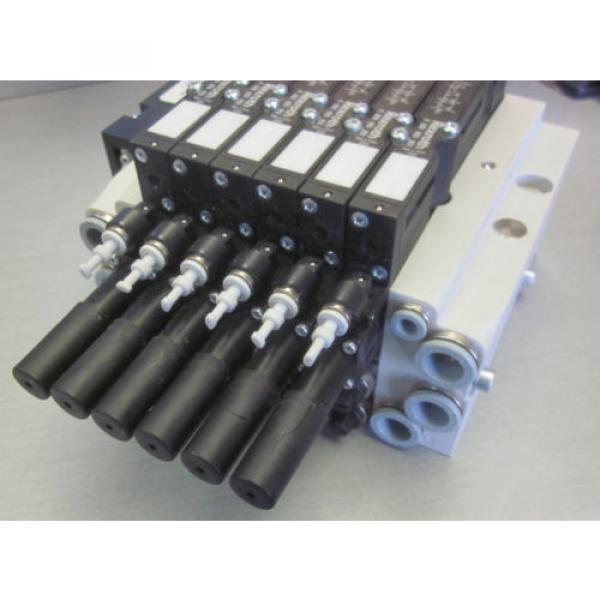 Rexroth Pneumatic valve bank 6 station assembly 0820055602 0820055052 #2 image