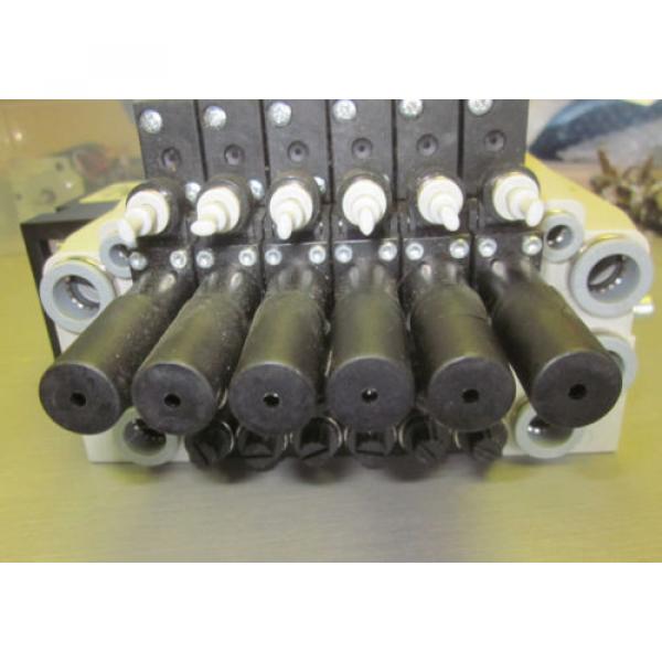 Rexroth Pneumatic valve bank 6 station assembly 0820055602 0820055052 #3 image