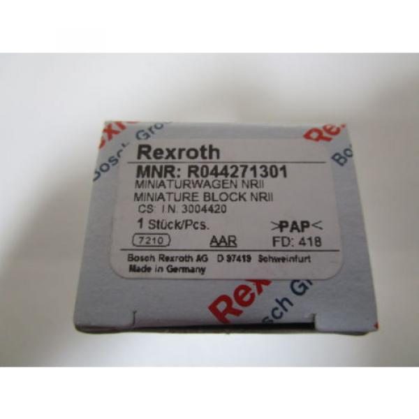 REXROTH MINIATURE BLOCK R044271301  IN BOX #1 image
