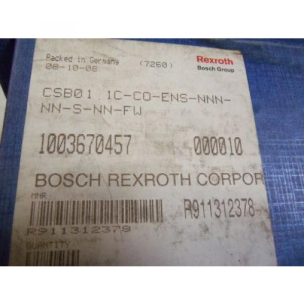 REXROTH CSB01-1C-CO-ENS-NNN-NN-S-NN-FW CONTROL MODULE R911312378  IN BOX #2 image
