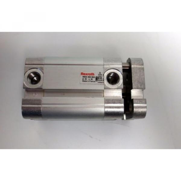 REXROTH COMPACT PISTON ROD CYLINDER 0822393605 H:30 D:32 #1 image