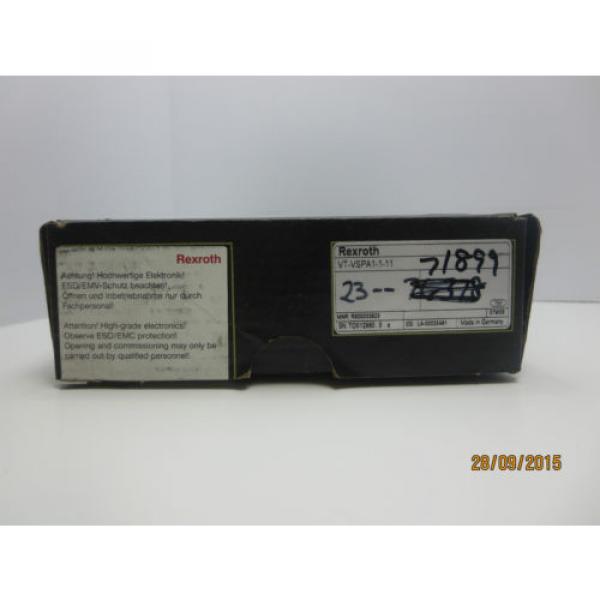 Rexroth Electrical Amplifier VT-VSPA1-1-11 #1 image