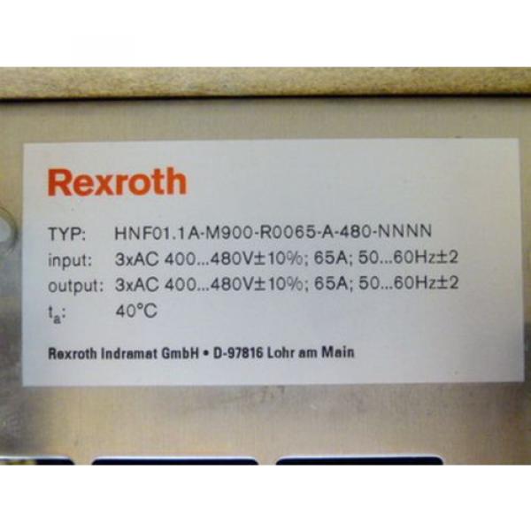 Rexroth HNF01.1A-M900-R0065-A-480-NNNN Indra Drive #3 image